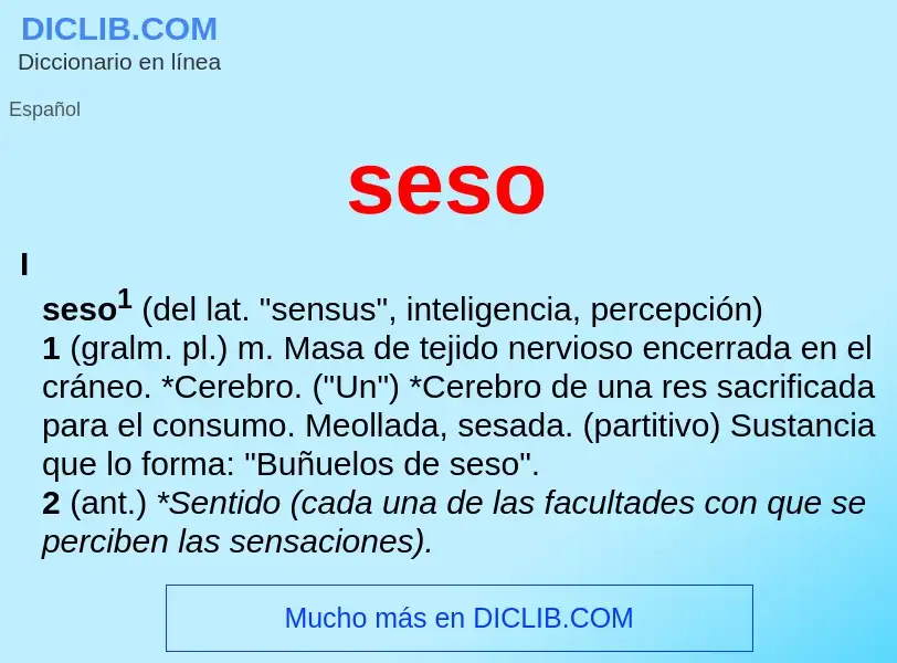 Wat is seso - definition