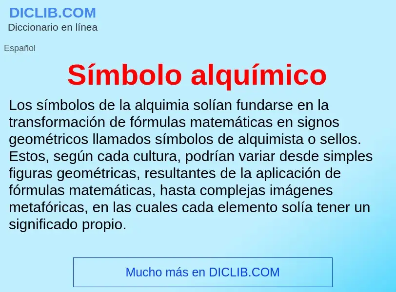 O que é Símbolo alquímico - definição, significado, conceito