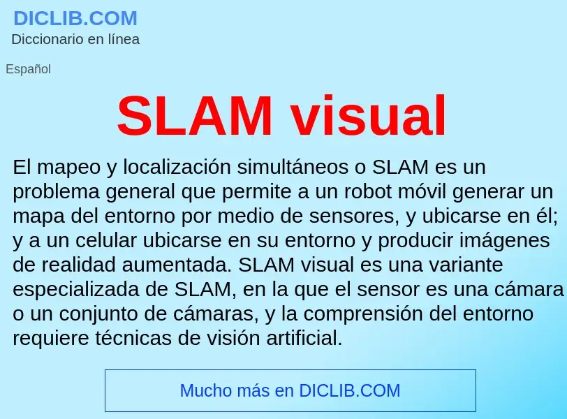 Что такое SLAM visual - определение