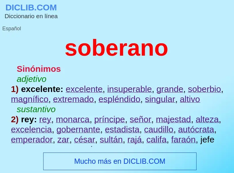 O que é soberano - definição, significado, conceito