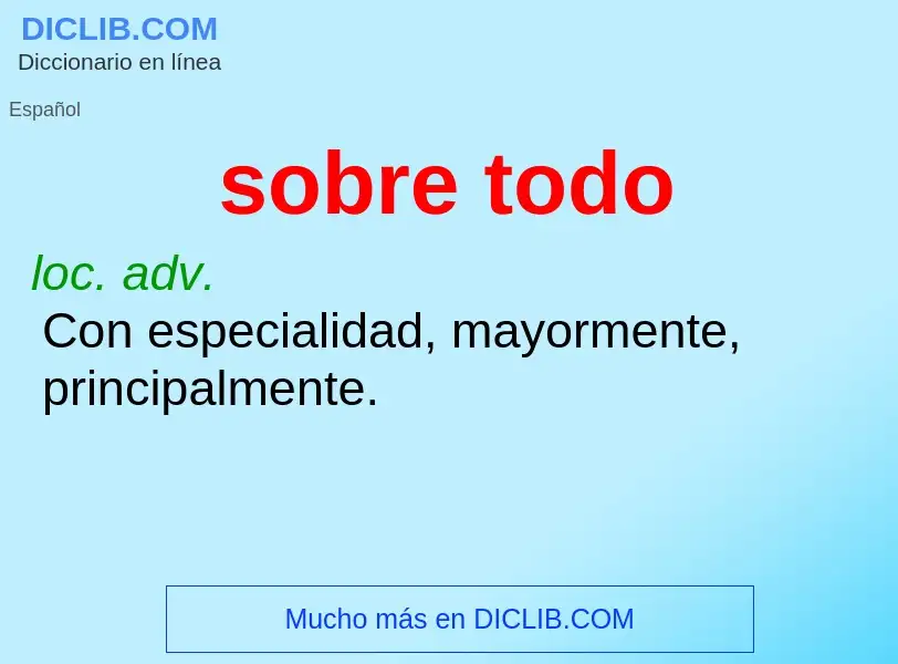 O que é sobre todo - definição, significado, conceito