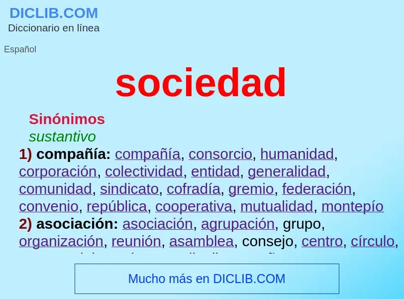 ¿Qué es sociedad? - significado y definición