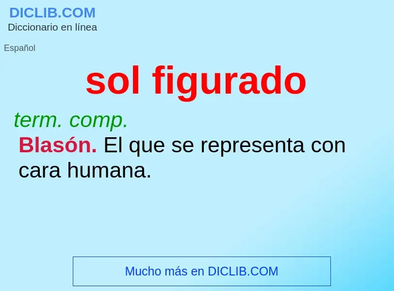 Wat is sol figurado - definition