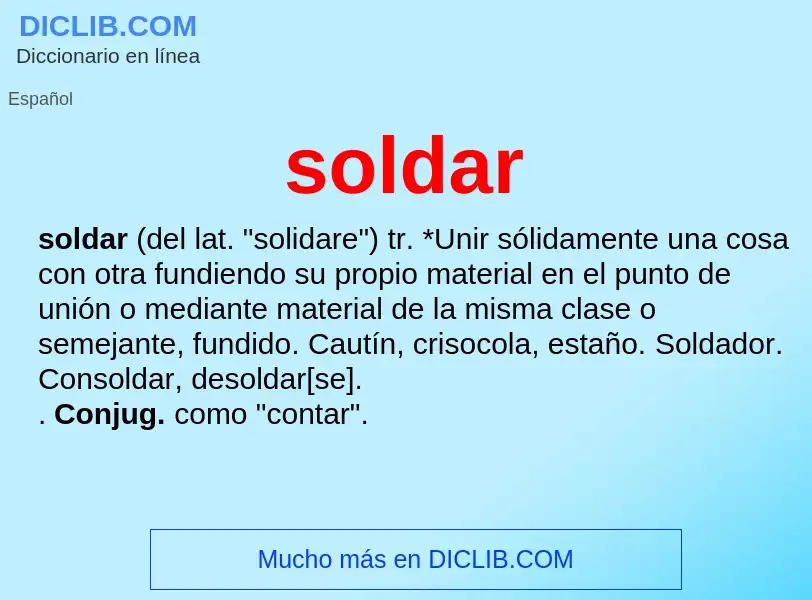 Wat is soldar - definition