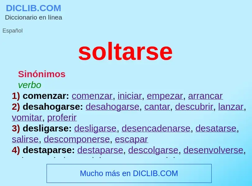 Wat is soltarse - definition