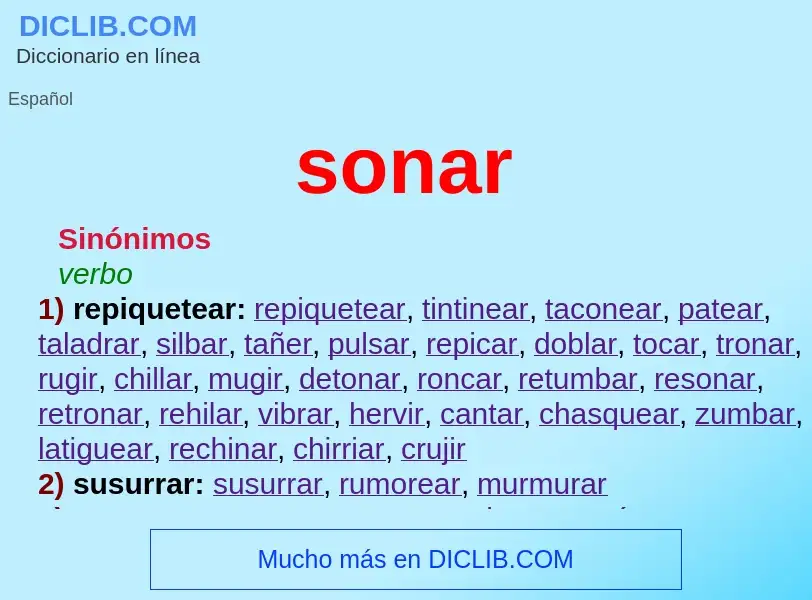 Wat is sonar - definition