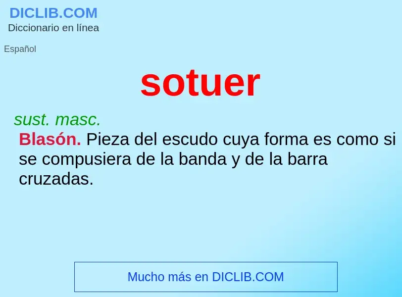 What is sotuer - definition