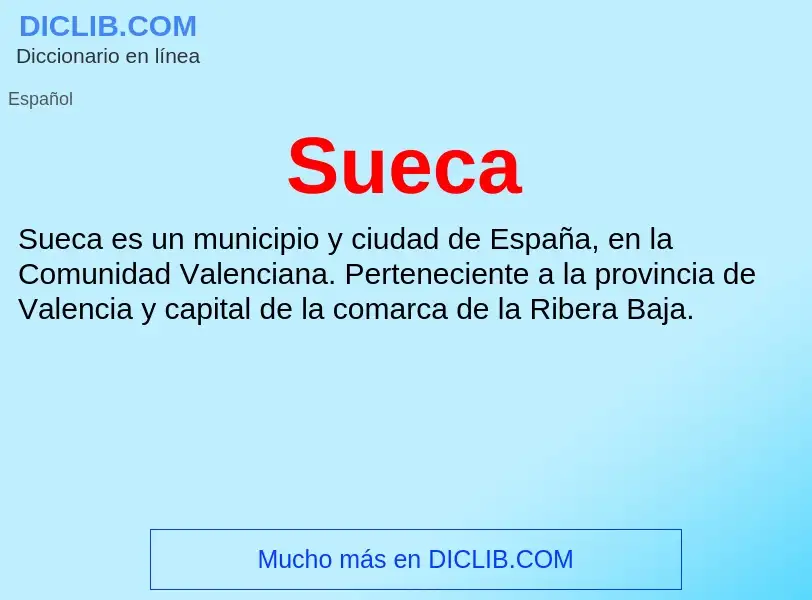 Was ist Sueca - Definition