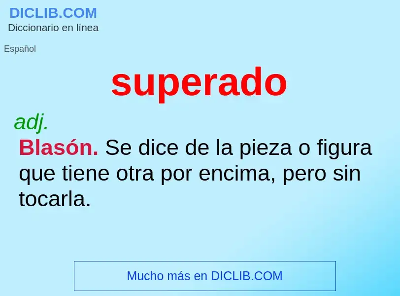 O que é superado - definição, significado, conceito