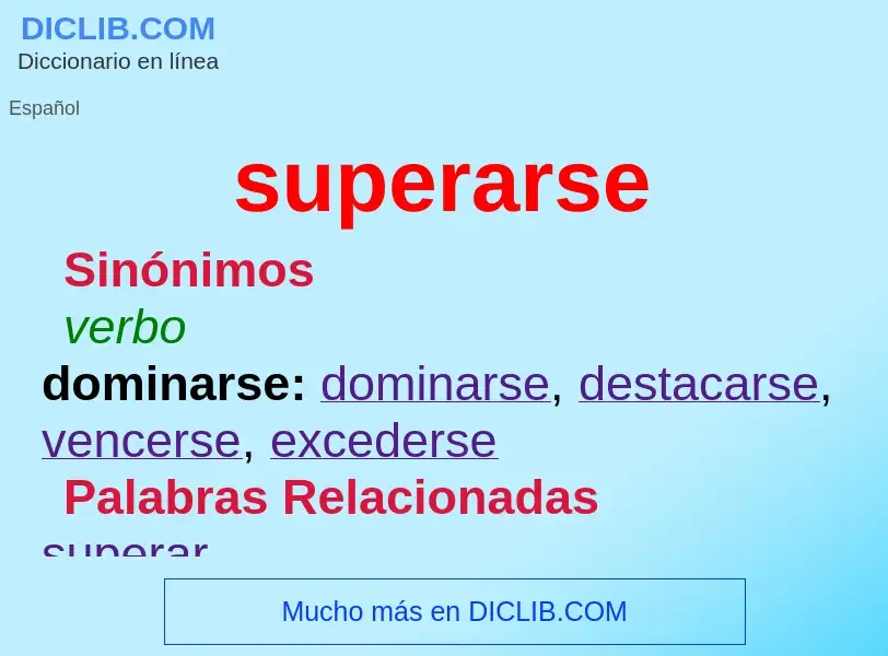 ¿Qué es superarse? - significado y definición