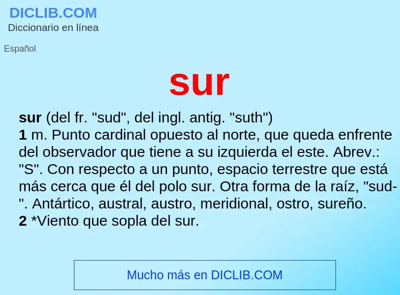 Wat is sur - definition