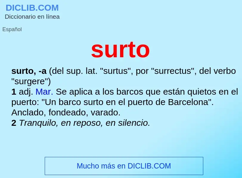 Wat is surto - definition