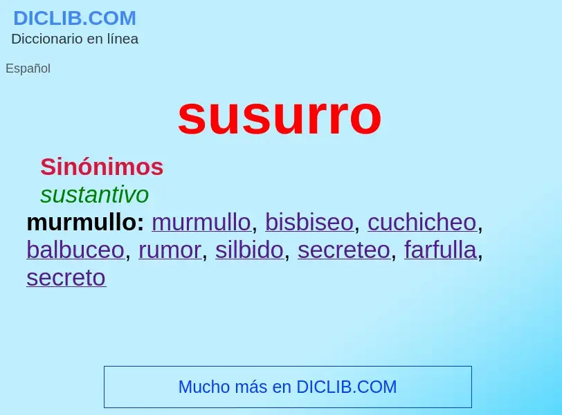 O que é susurro - definição, significado, conceito