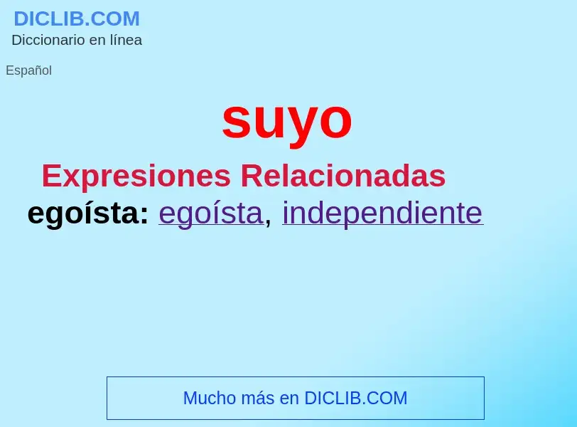 What is suyo - definition