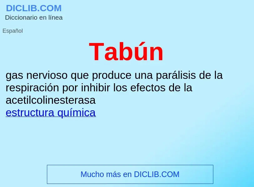 Что такое Tabún - определение