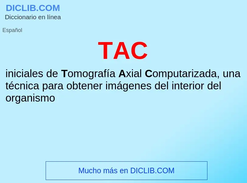 Wat is TAC - definition