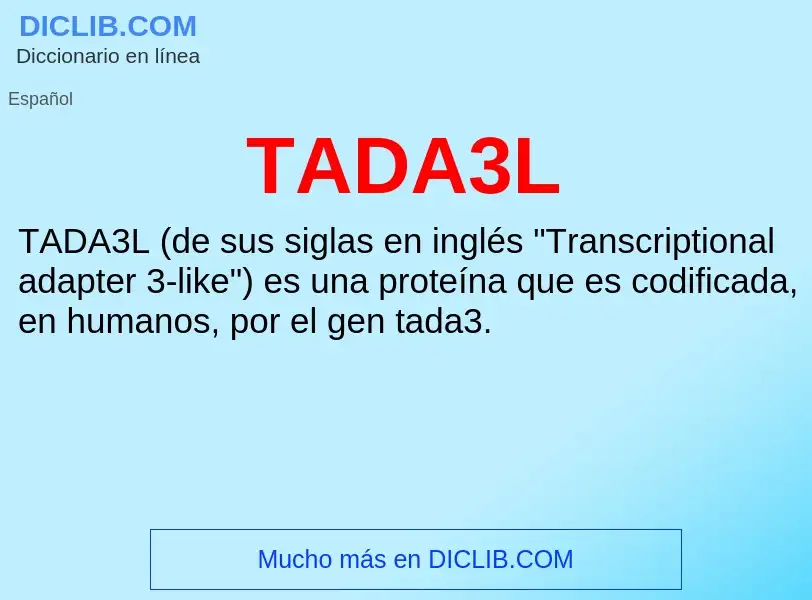 Wat is TADA3L - definition