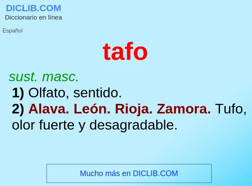 Wat is tafo - definition