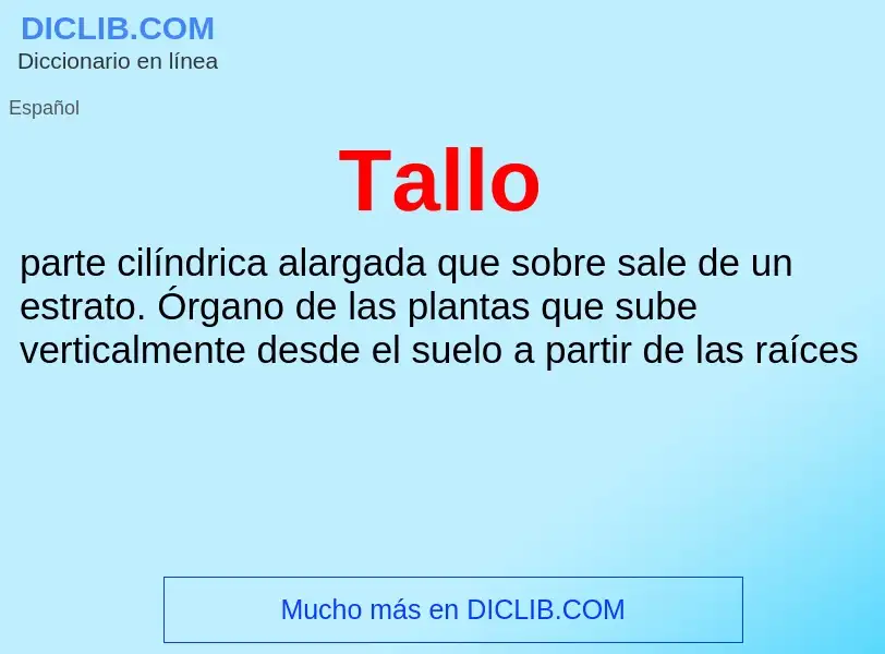 Wat is Tallo - definition