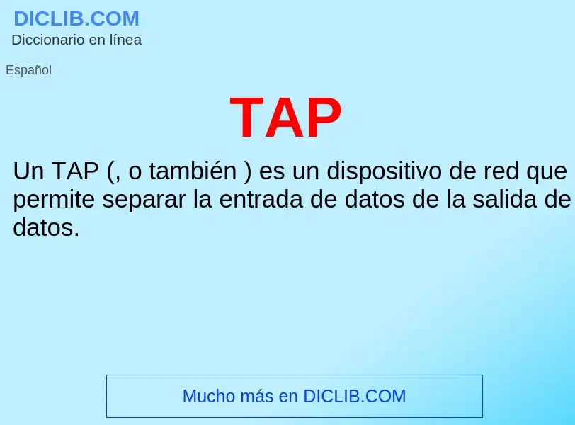 Wat is TAP - definition