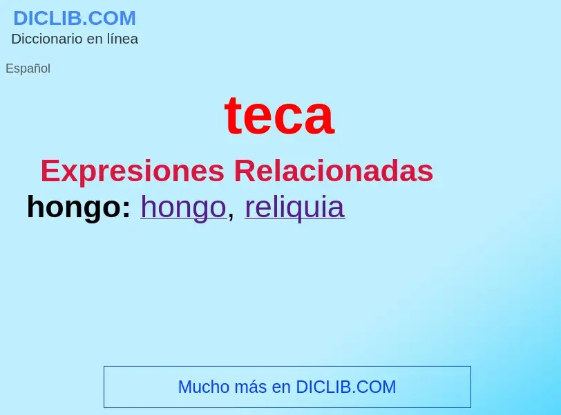 What is teca - definition