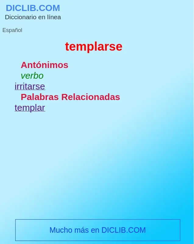 What is templarse - definition