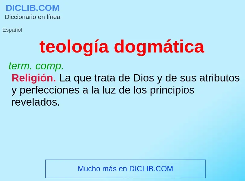 O que é teología dogmática - definição, significado, conceito