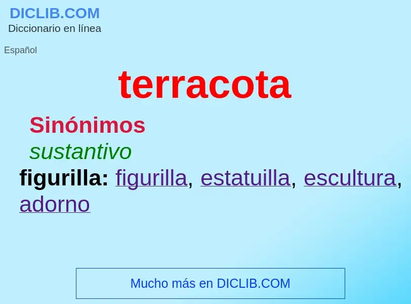 What is terracota - definition