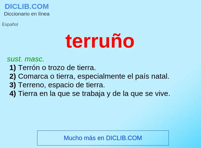 Was ist terruño - Definition