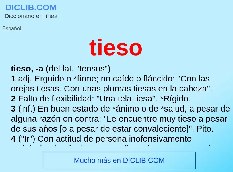 What is tieso - definition