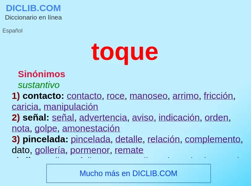 Wat is toque - definition