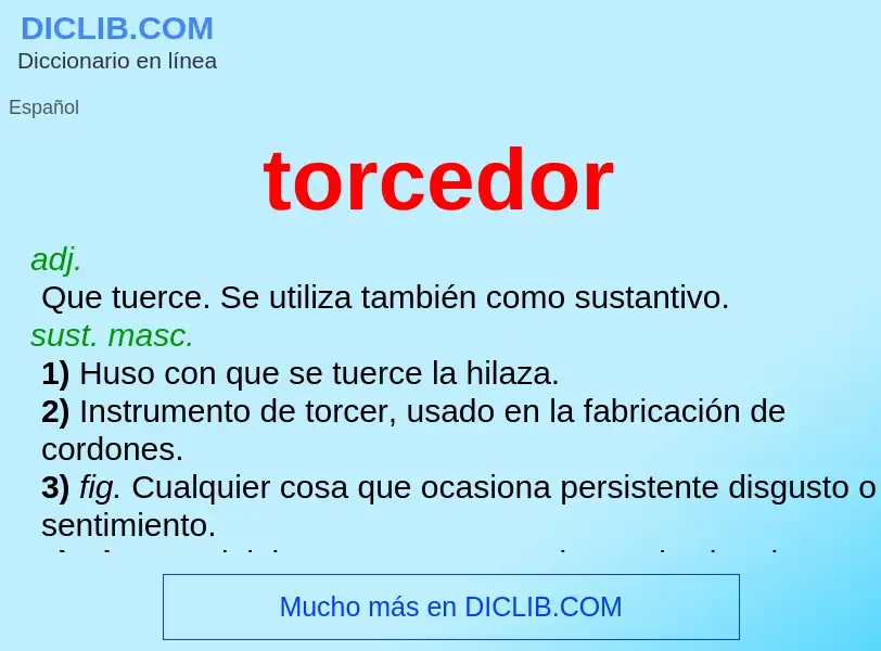 Что такое torcedor - определение