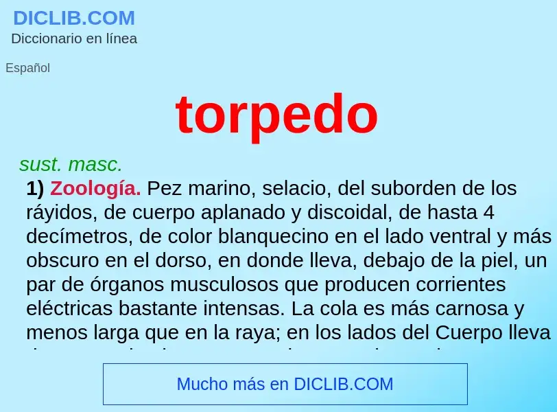 What is torpedo - definition