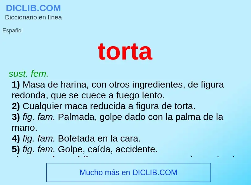 Wat is torta - definition