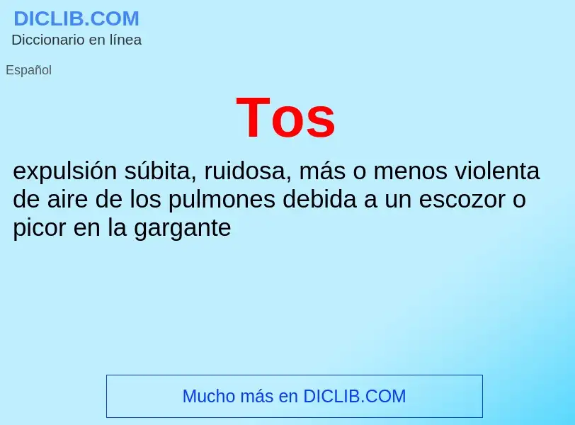 What is Tos - definition