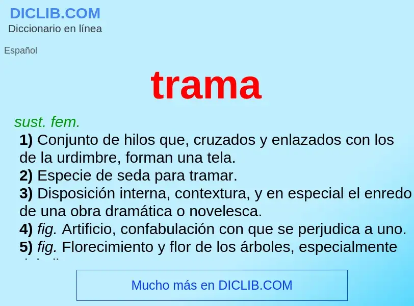 Was ist trama - Definition