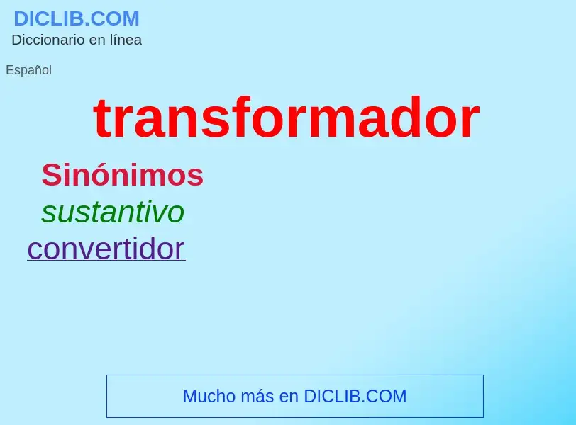 O que é transformador - definição, significado, conceito