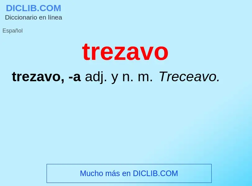 Was ist trezavo - Definition