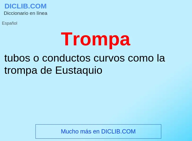 Wat is Trompa - definition