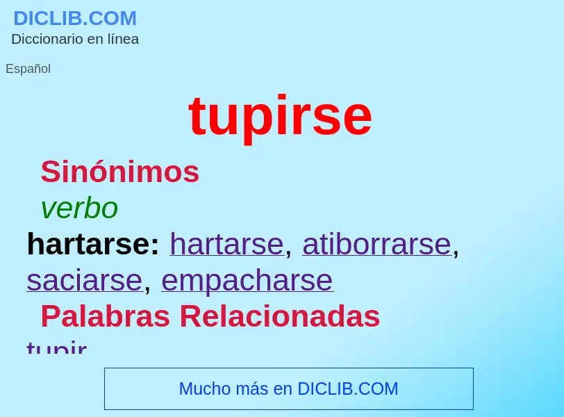 Wat is tupirse - definition