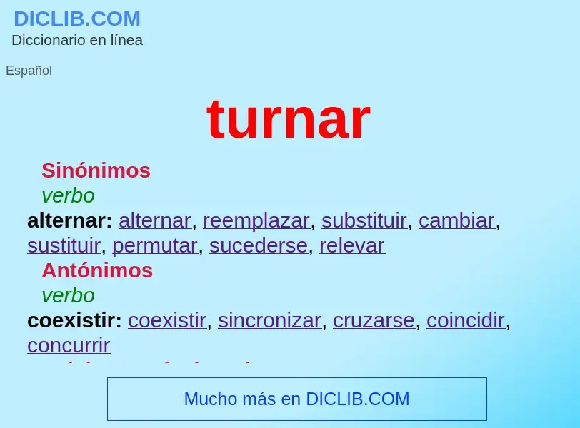 Wat is turnar - definition