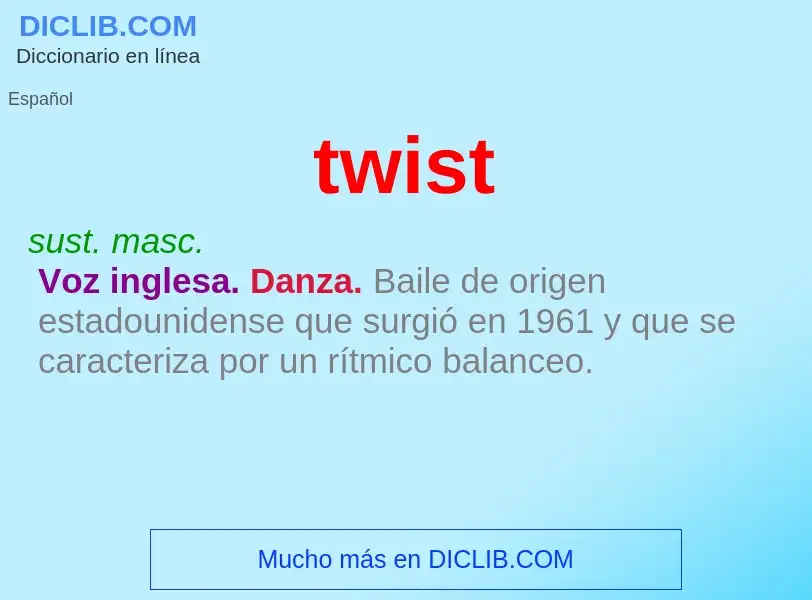 Wat is twist - definition