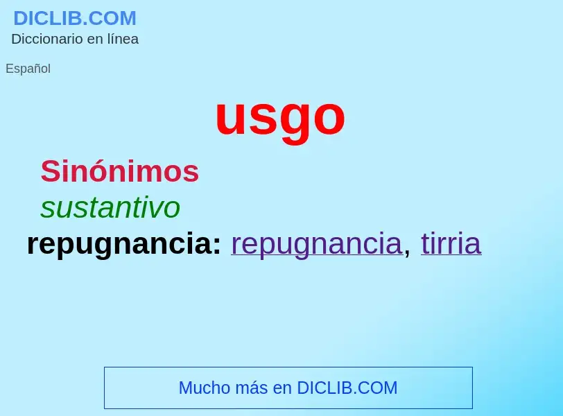 What is usgo - definition