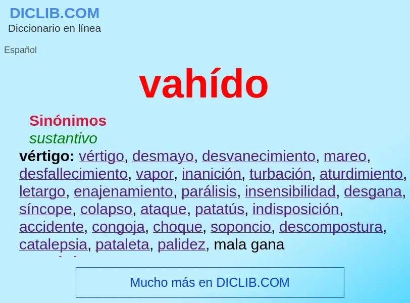 Wat is vahído - definition