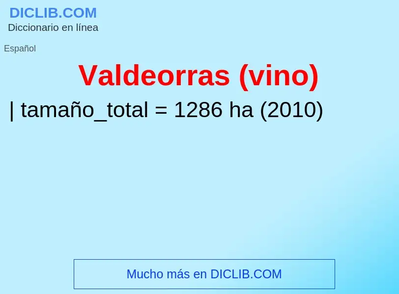 What is Valdeorras (vino) - definition