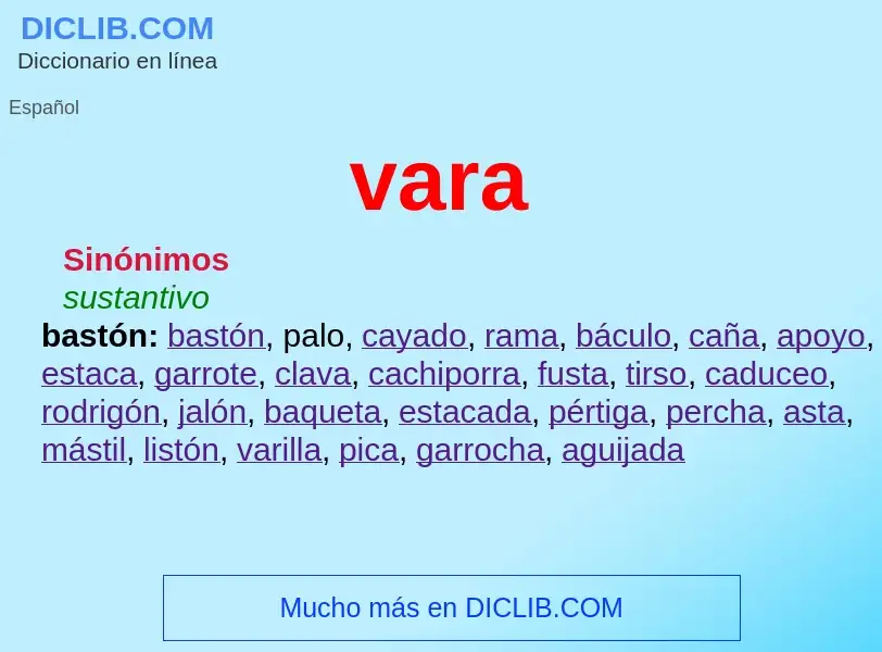 Wat is vara - definition