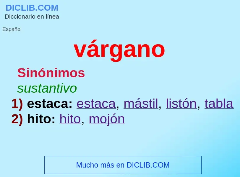 Wat is várgano - definition