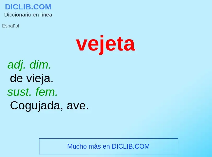 O que é vejeta - definição, significado, conceito