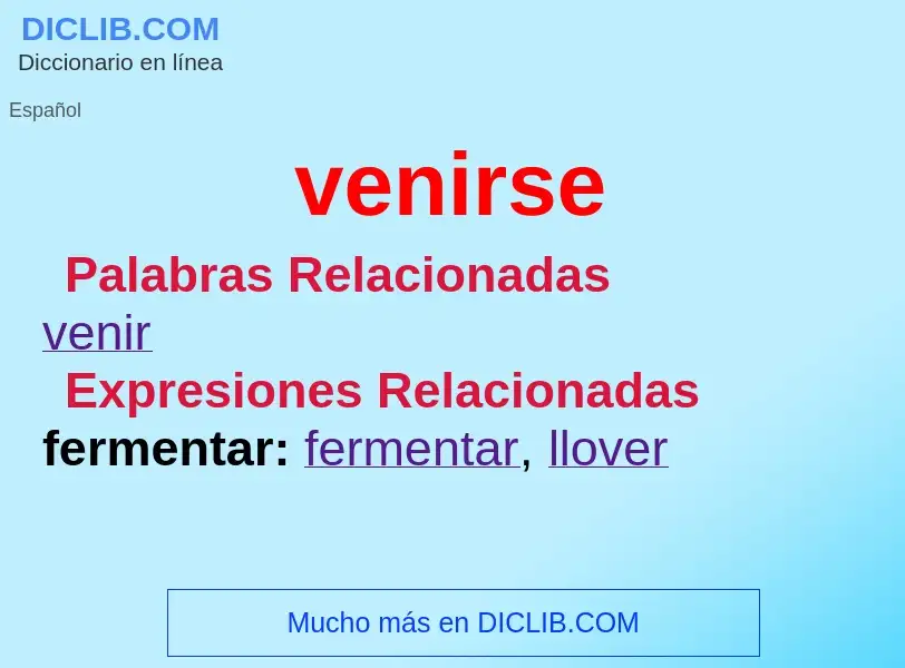 Wat is venirse - definition