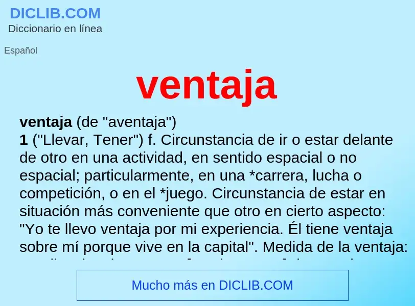 What is ventaja - definition